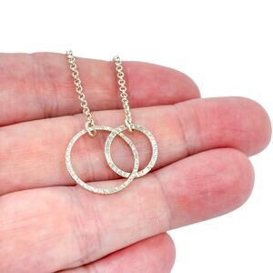 Vintage Silpada Sterling Silver 925 Sweet Circles Necklace 16" N2297